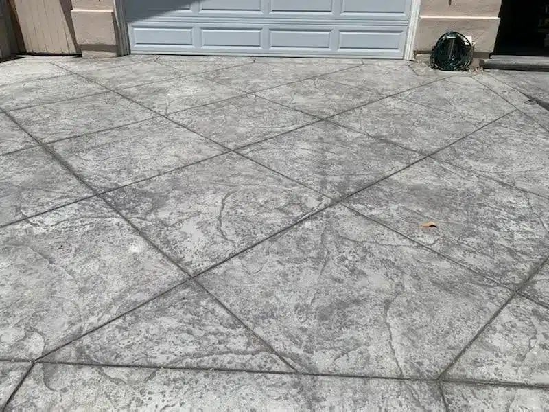 Stamped Concrete Patio — Encino, CA